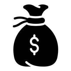 money bag Solid icon