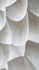 Elegant Abstract White Plywood Texture Background for Design and Decoration Generative AI