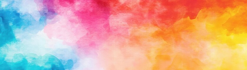 Radiant online branding elements like logos, banners, and slogans painted in bold watercolor strokes, evoking innovation and trust