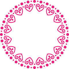 Beautiful flower art and mandala vector design