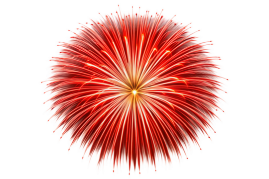 fireworks on the black background