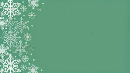 christmas background with snowflakes