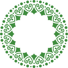 Beautiful flower art and mandala vector design