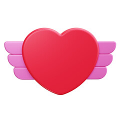 love 3d Render Icons