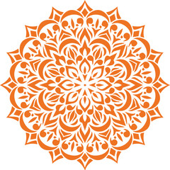 Beautiful flower art and mandala vector design