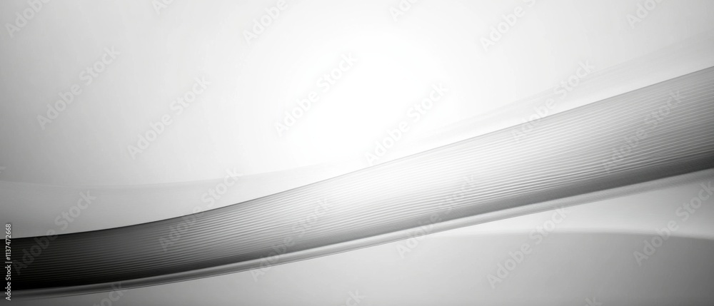 Poster Abstract grayscale wave background with elegant flowing lines and subtle texture