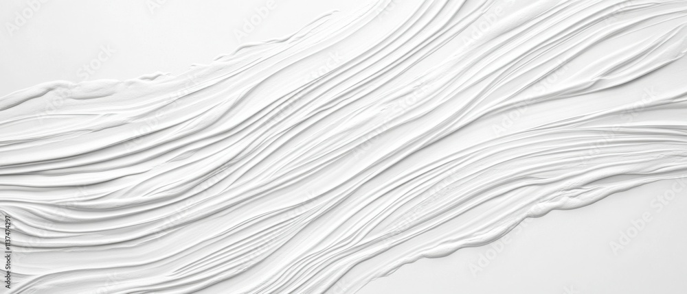 Poster Abstract White Swirls: Elegant Texture Background for Design Projects