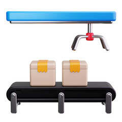 automation 3d Render Icons