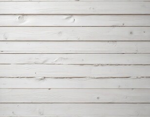 Obraz premium White wood panel background with natural wood rings, texture, copy space, vintage, antique