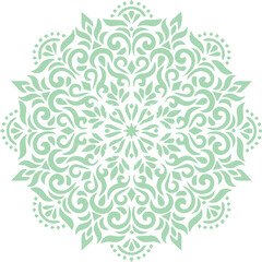 Beautiful flower art and mandala vector design