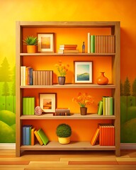 Fototapeta premium modern living room interior with furniture