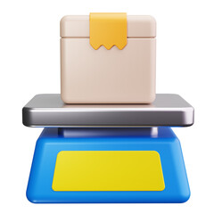 weight 3d Render Icons