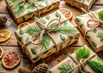 Eco-Friendly Christmas Gift Wrap: Zero Waste DIY Packaging Ideas | Sustainable Holiday Gift Presentation