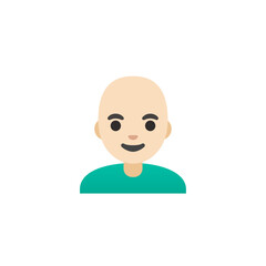 Bald Person Emoji
