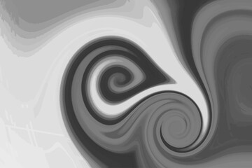 black and white spiral