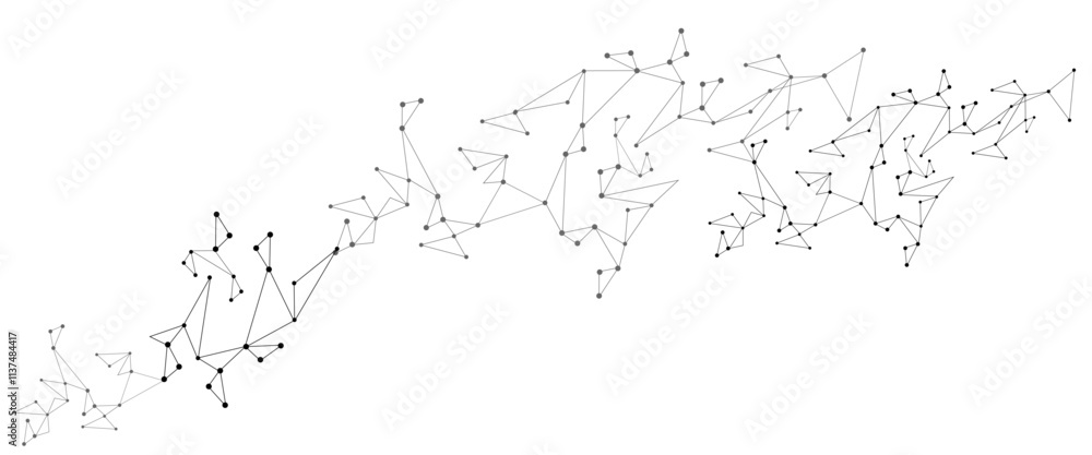 Aufkleber Vector Connect link background. global network technology concept. Digital technology futuristic internet network speed connection white background.