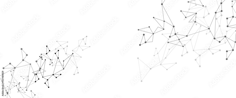 Aufkleber Vector Connect link background. global network technology concept. Digital technology futuristic internet network speed connection white background.