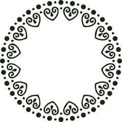 Beautiful flower art and mandala vector design