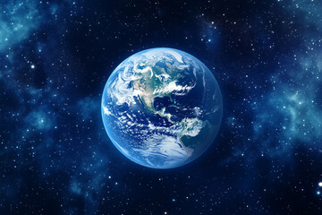 Obraz premium Blue Earth Background Image