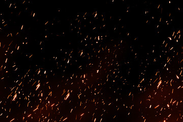 Fire Sparks Dust