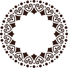 Beautiful flower art and mandala vector design