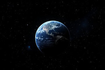 Fototapeta premium Blue Earth Background Image