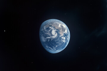 Naklejka premium Blue Earth Background Image