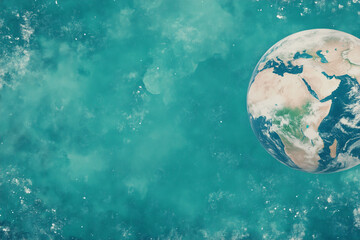 Obraz premium Blue Earth Background Image
