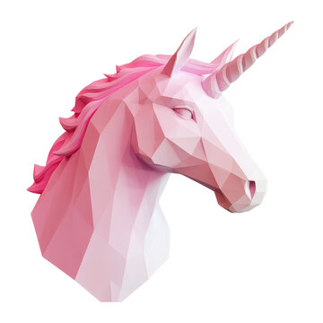 Artistic unicorn sculpture studio 3d model creative close-up