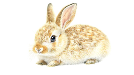 Obraz premium rabbit isolated on white background