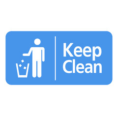 keep clean sign for templates.