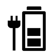 Electrical charging icon for templates.