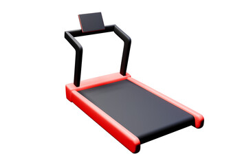 3D low poly gym equipment icon