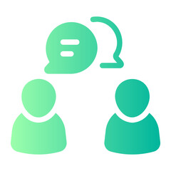 discussion Gradient icon
