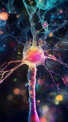 70. A colorful representation of the connections between the nervous system and the immune system