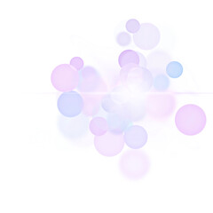 Bokeh light effect illustration 