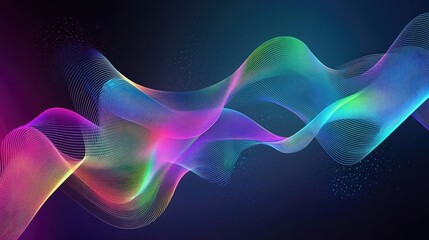 Fototapeta premium Visually Striking Designs: Where Technology Meets Ar colorfull