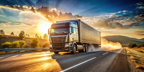 Giant Truck Candid Photography: Big Rig, Heavy Duty, Trucking Images, Large Vehicle, Semi Truck Photos,  Powerful Machines,  Road Transport,  Freight, Logistics, Delivery