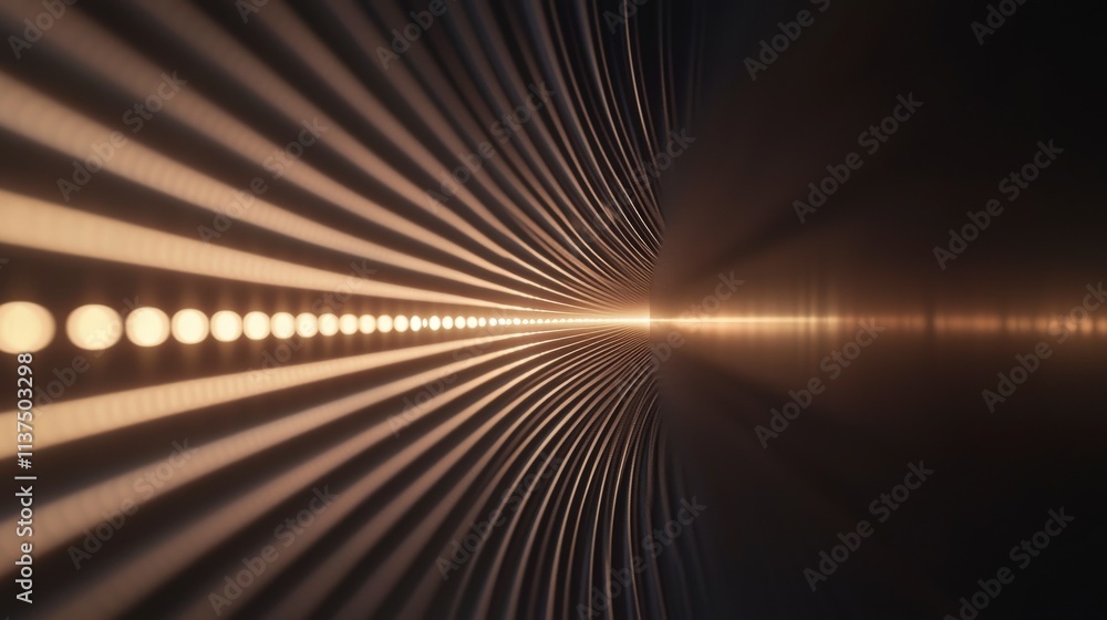 Poster elegant visualization of resonant narration abstract space digital art enigmatic environment perspec