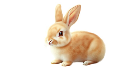 Obraz premium rabbit isolated on white background