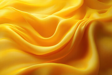Obraz premium Golden Fabric Flows Smoothly and Elegantly with Soft Light