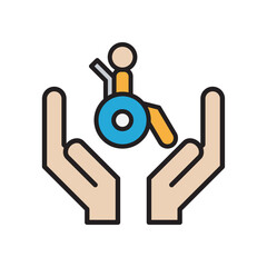 International People with Disabilities Illustration