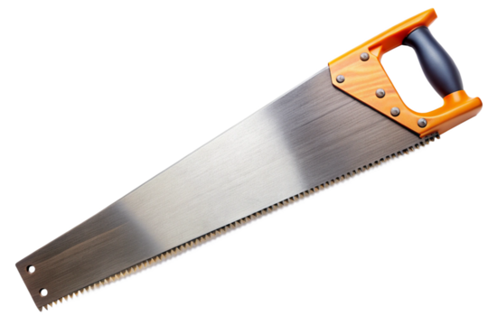 saw isolated on white background