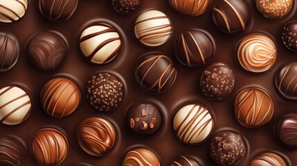 Fototapeta premium beautiful chocolate bars with space for inscription banner