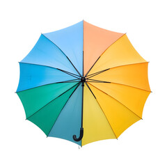 open umbrella clean white background