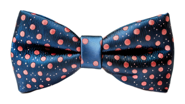 Bow tie on a transparent background. isolated background.