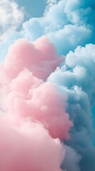 A soft gradient blending from pastel pink to sky blue, with a smooth and dreamy transition.