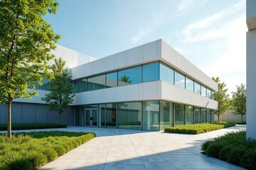 Modern hospital isolation ward exterior showcasing advanced medical facilities and compassionate care, emphasizing the importance of health infrastructure in safeguarding public well-being.