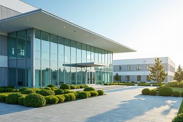 Modern hospital isolation ward exterior showcasing advanced medical facilities and compassionate care, emphasizing the importance of health infrastructure in safeguarding public well-being.