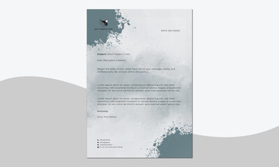 Business Letterhead Design Templates Layout 